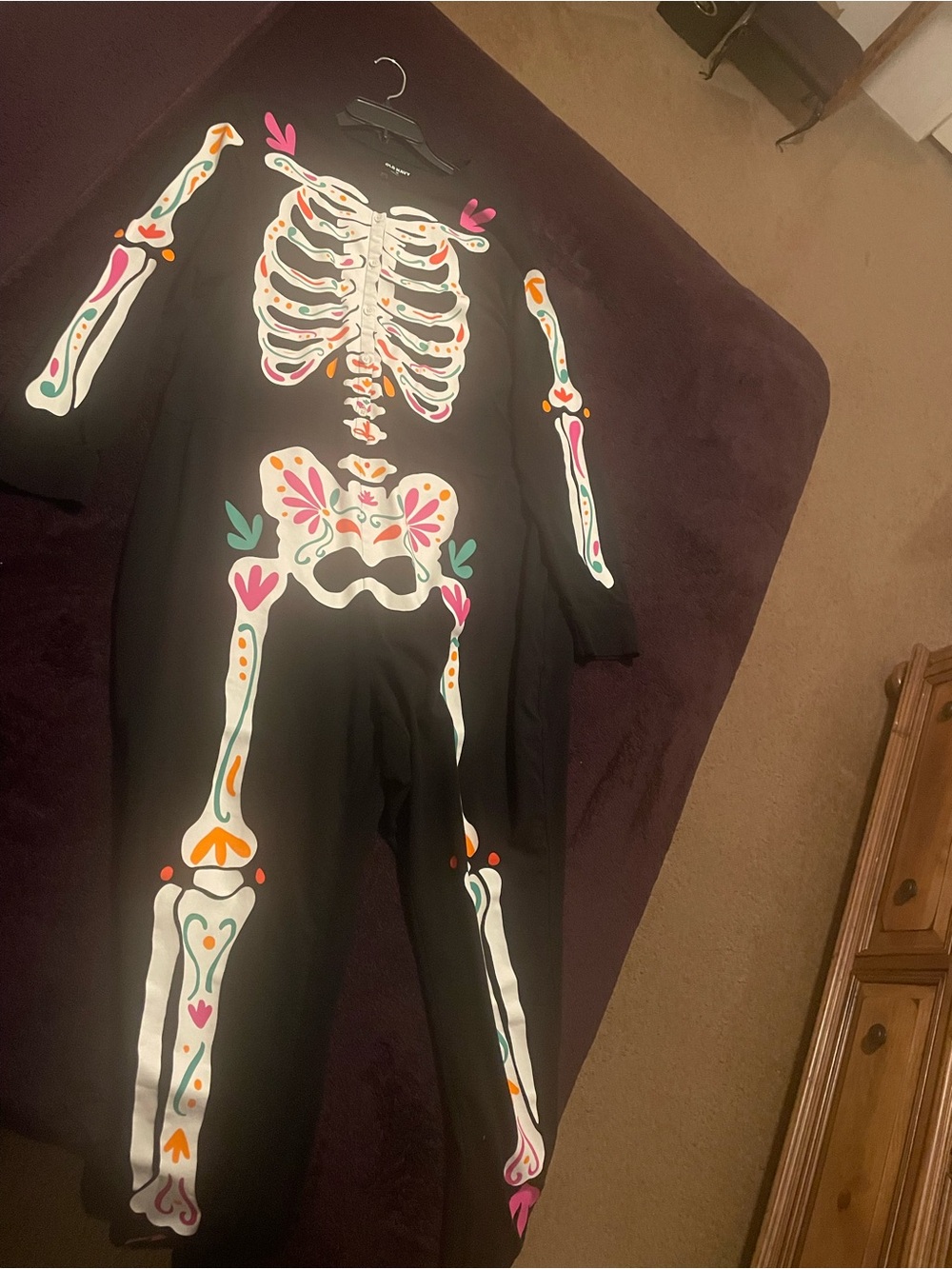 Old Navy Black One-Piece Zippered Bodysuit